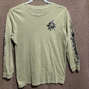 Adidas Kids Long Sleeve Tee - Olive Green